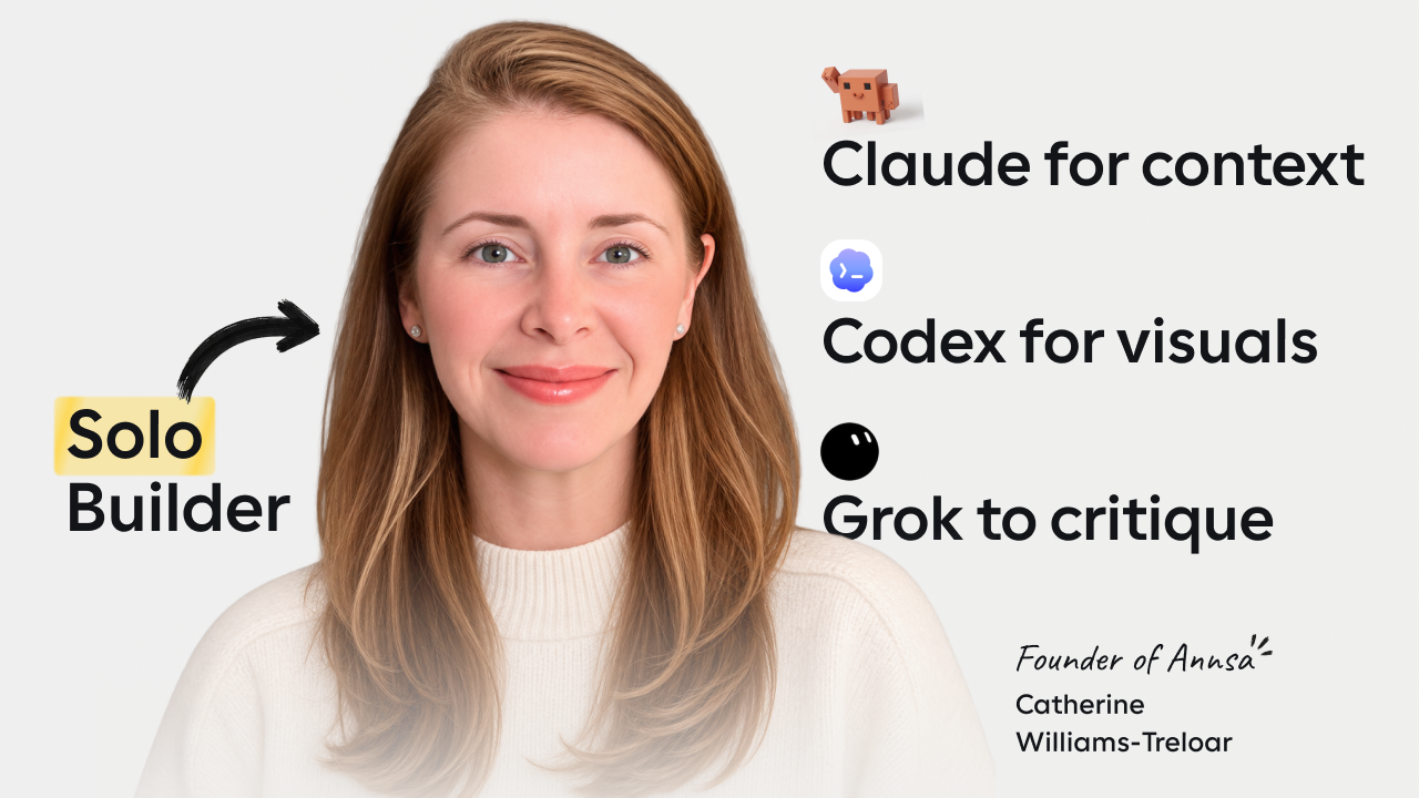 Thumbnail for "Builder Series 01: How a Solo Founder Ships Her Entire Product and Catches AI Slop"