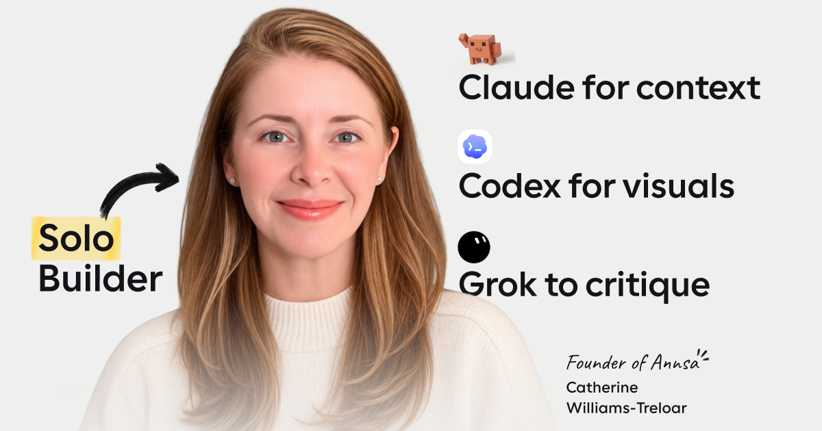 Thumbnail for "Builder Series 01: How a Solo Founder Ships Her Entire Product and Catches AI Slop"